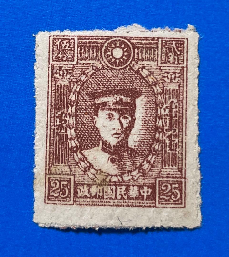 【激レア品！】旧中国（解放区）切手　長春版蒙文（偽蒙原票）（未使用、8枚）