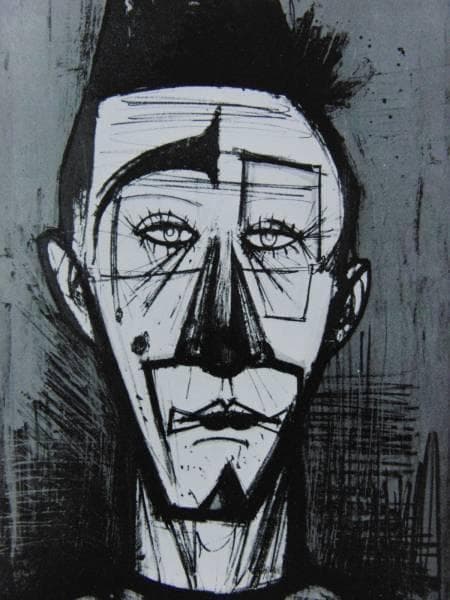 ベルナール・ビュッフェ 、「リリ 」、希少、レゾネより、新品額付