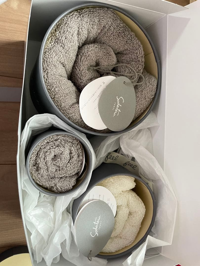 新品未使用　Sodastream タオルセット ギフトボックス入り