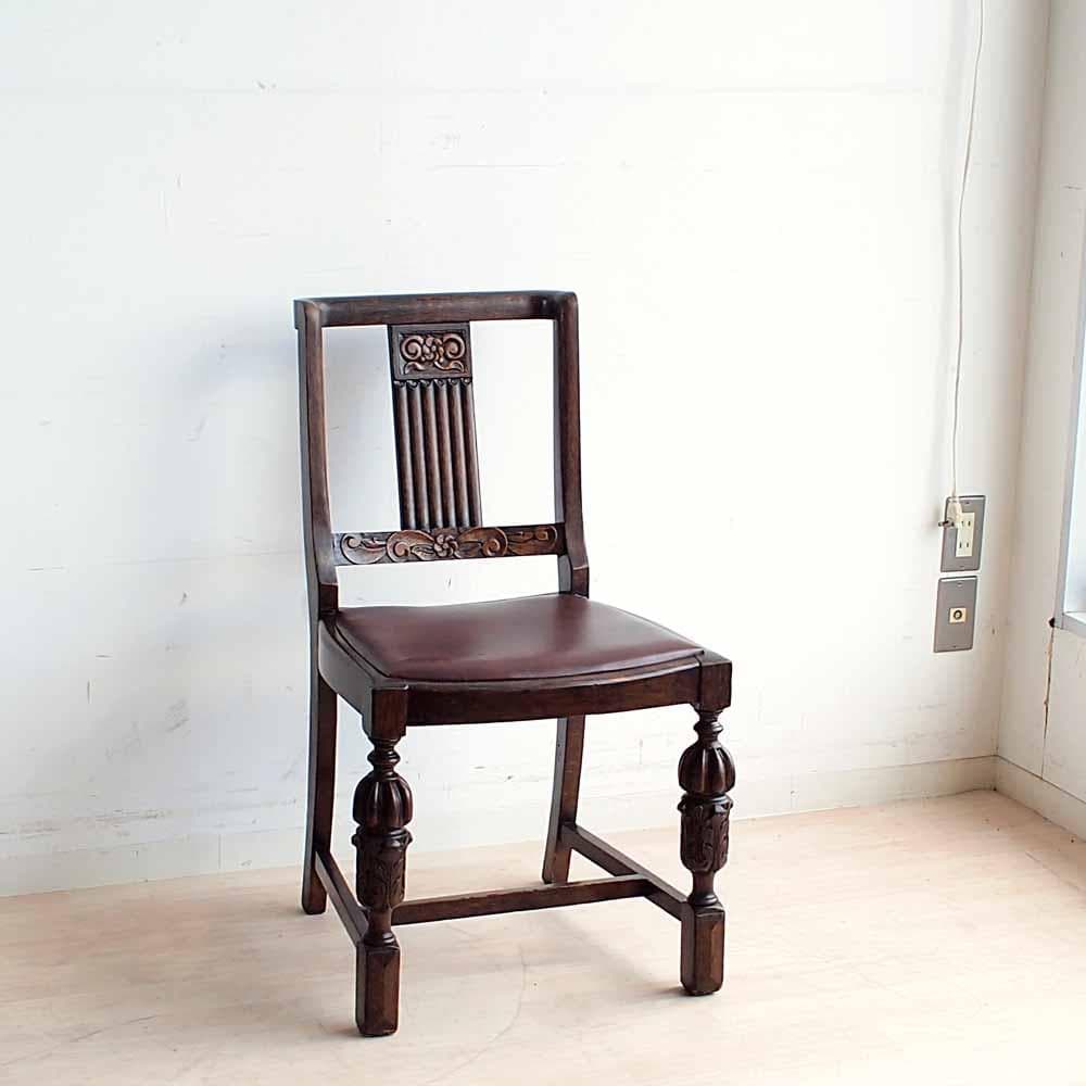 ミッキー様 バルボスレッグ オーク材 チェア B ZR24226