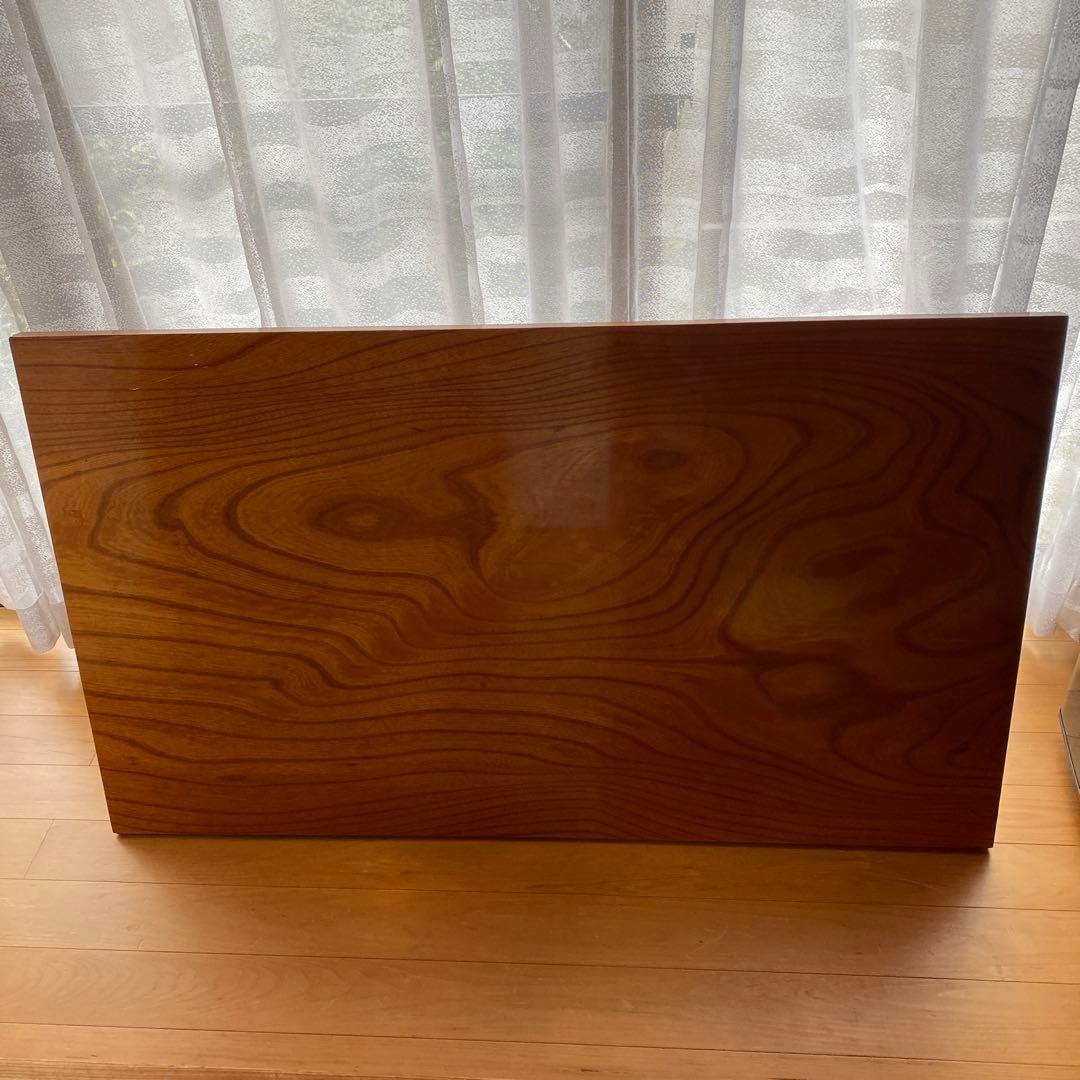 最終価格　和室　ローテーブル　木目調 木製座卓　古家具　約７４✖️１２８✖️３２㎝