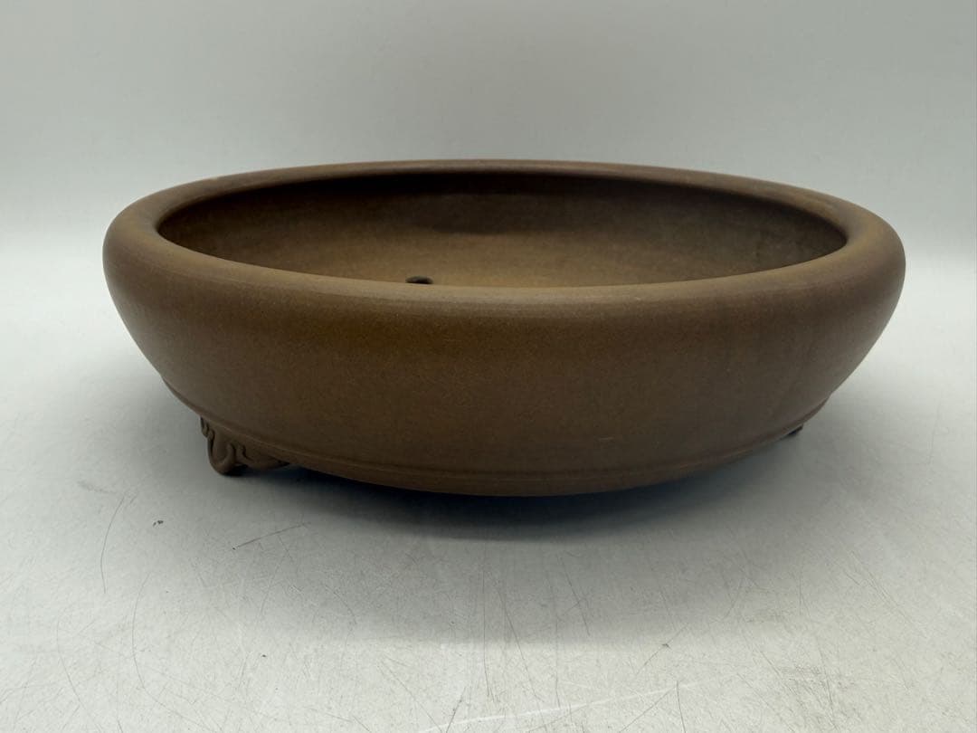 黄鍛泥　植木鉢　祐太郎造　送料込み260125