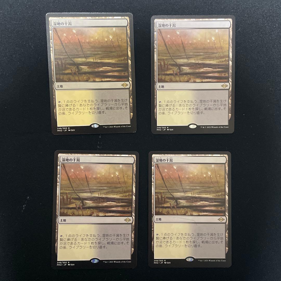 湿地の干潟 4枚セット