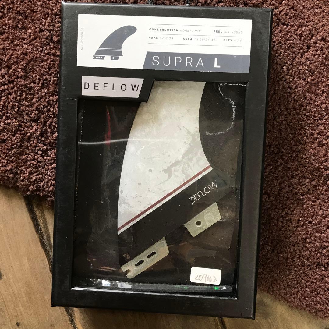 DEFLOW デフロー　サーフボードフィン 3枚セット定価¥20,900