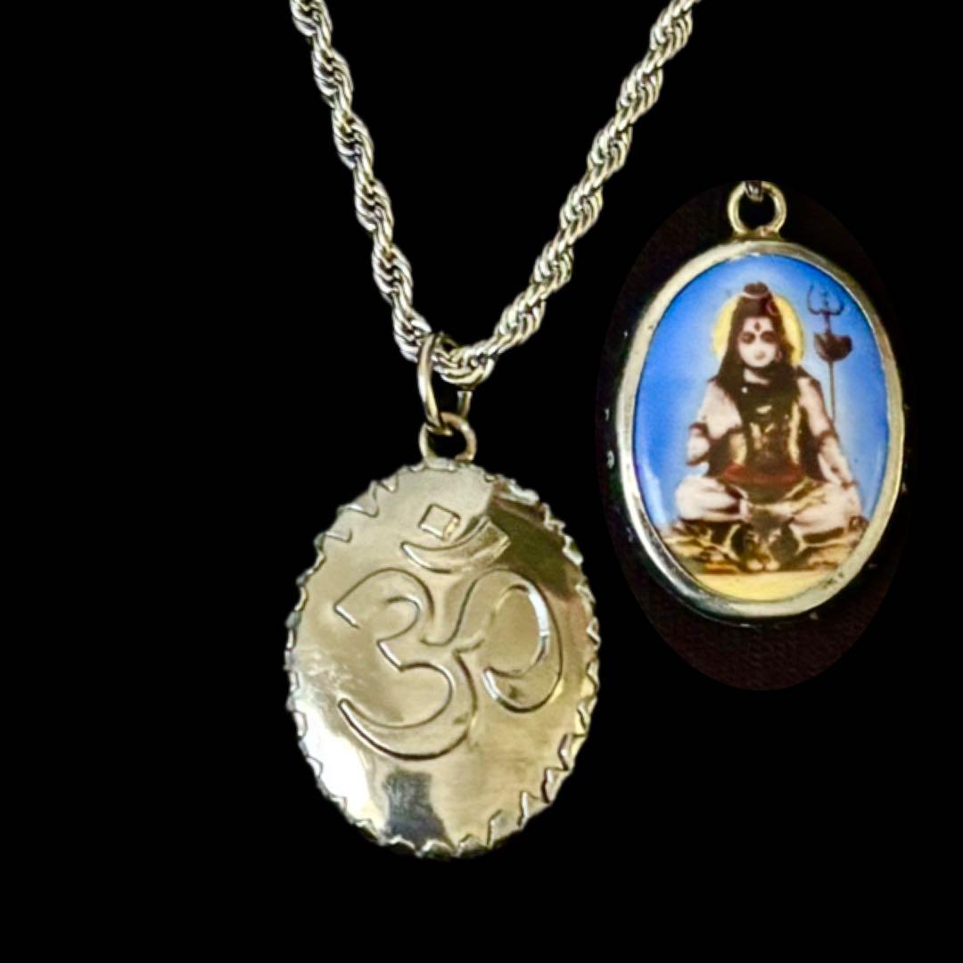《週末価格》藤井風さん　オームペンダント シヴァ神〈ブルー〉