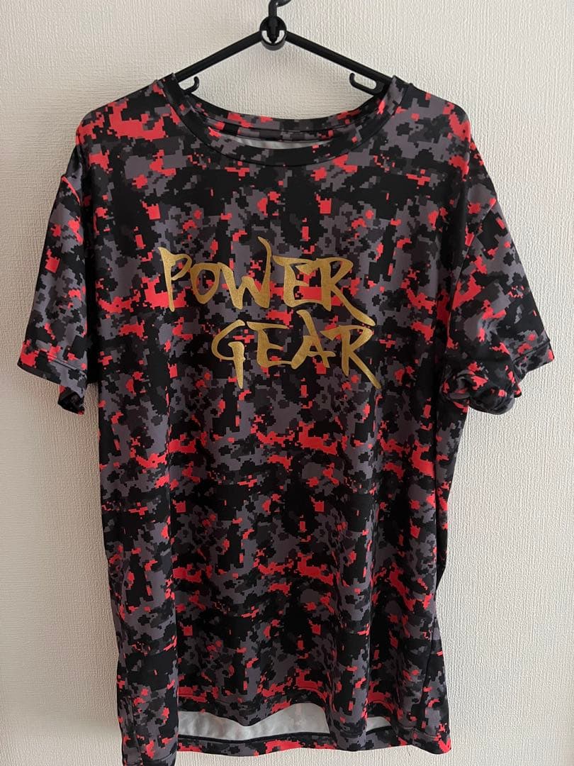 プロ野球選手 支給品 迷彩柄 セラミックパワーギア Tシャツ L