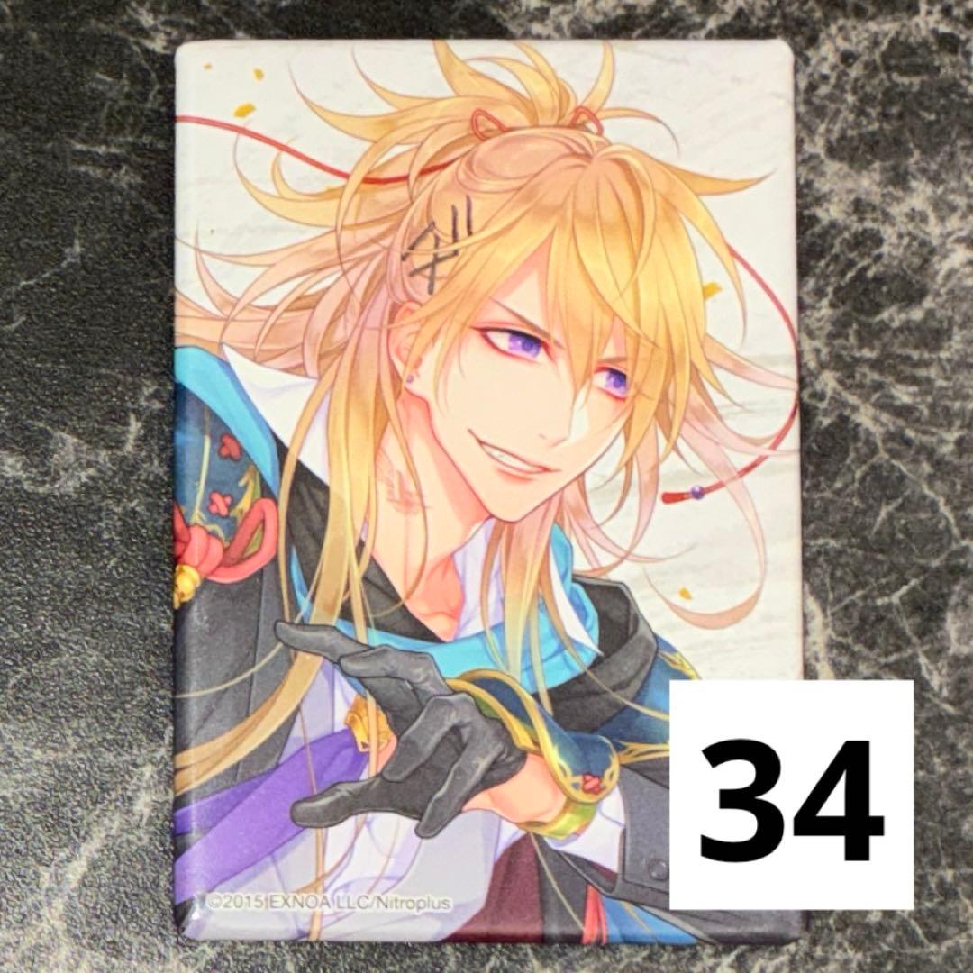 刀剣乱舞 とうらぶ 小竜景光 戦闘 5周年 スクエア 缶バッジ 34点