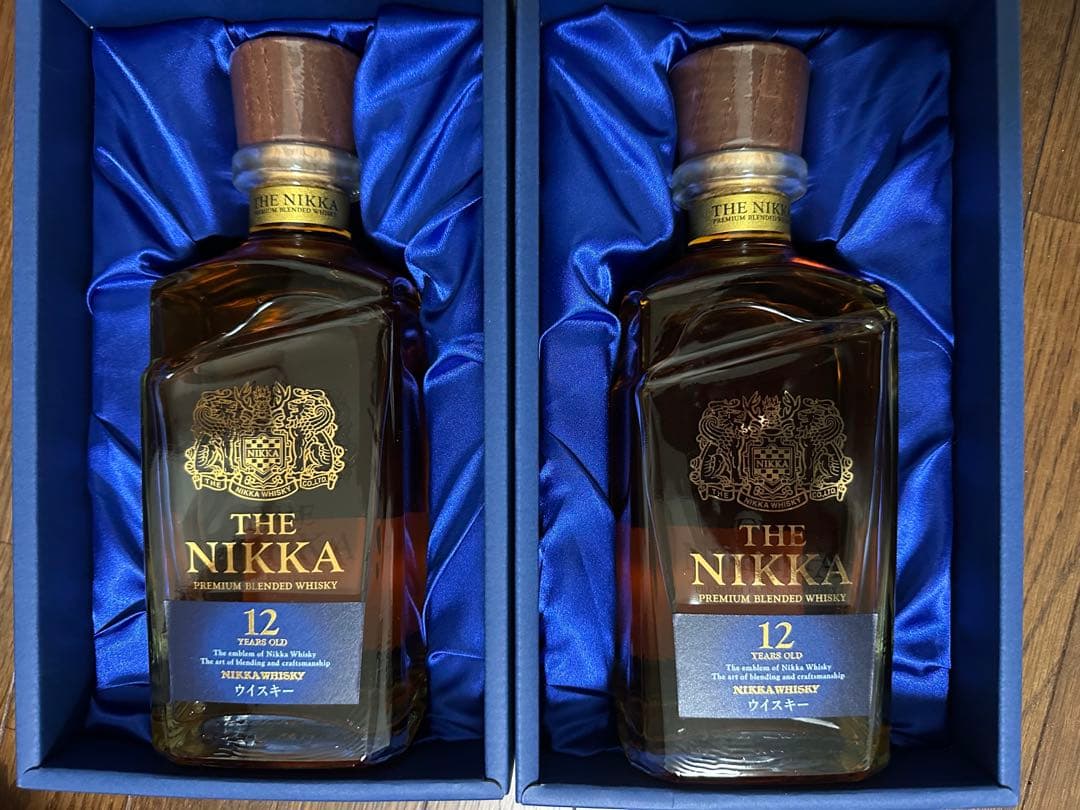 【終売品】 THE NIKKA ザニッカ12年　7本（化粧箱入2本、箱無し5本）