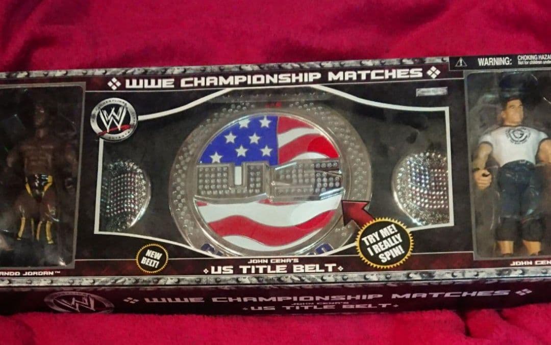 『WWE』CENA & O,JORDAN TOYベルト付きフィギュア