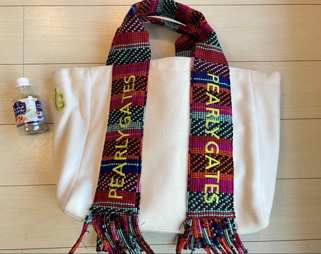 PEARLY GATESパーリーゲイツ＊フリンジハンドル ロッカーバッグ 大容量