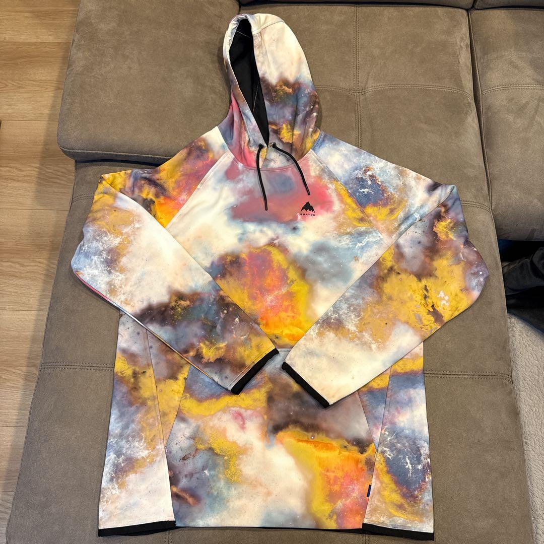 【美品】BURTON 3点セット：撥水パーカー+ ネックウォーマー + ミトン