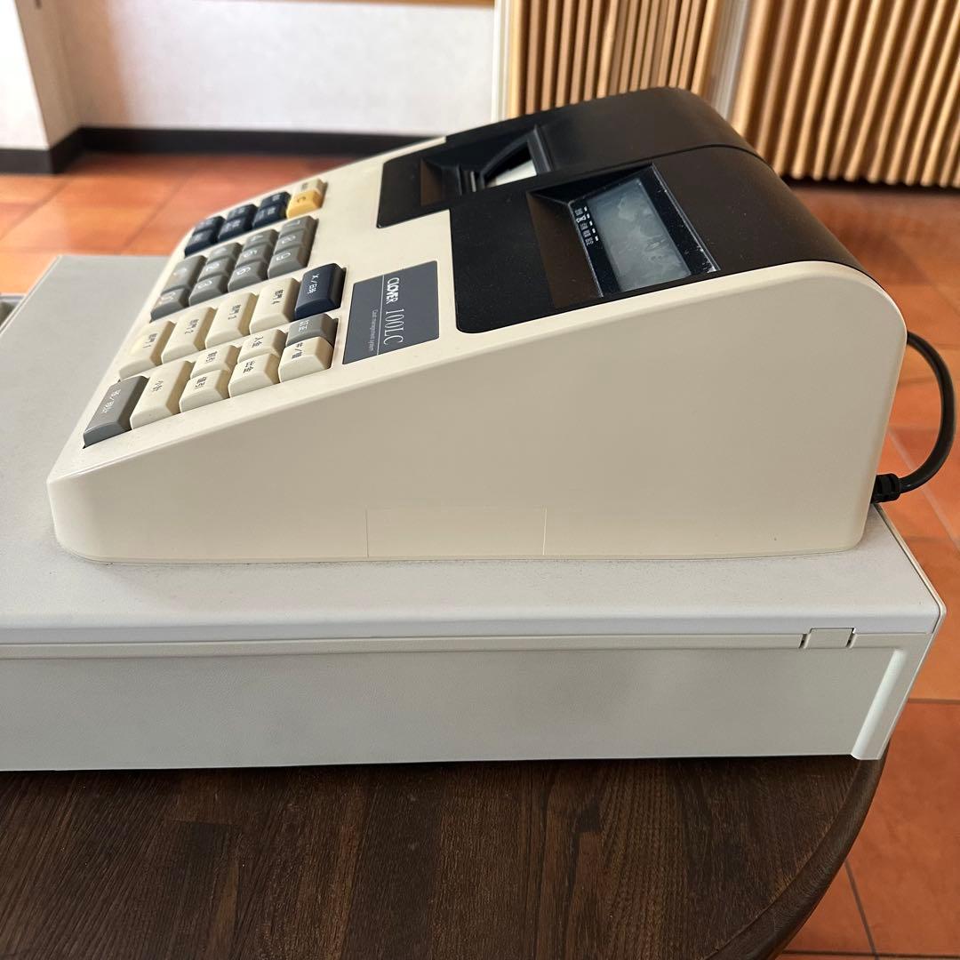 CLOVER 100LC レジスター 鍵・取説・スペア仕切り板付 動作確認済み