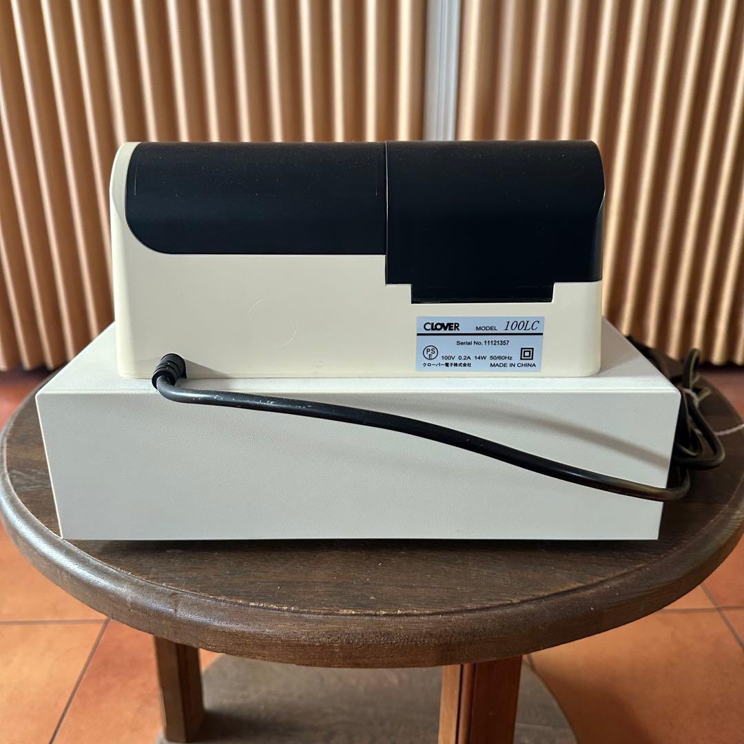 CLOVER 100LC レジスター 鍵・取説・スペア仕切り板付 動作確認済み