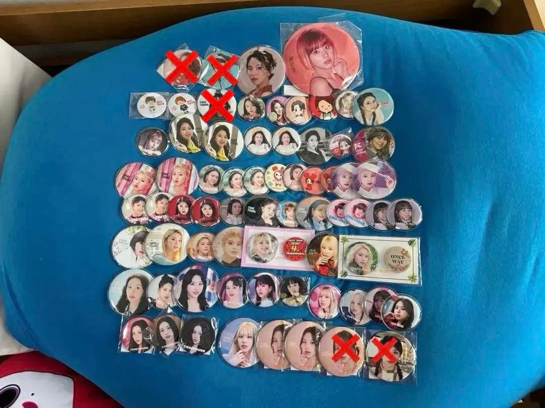 twice チェヨン 缶バッチ　缶バッジ　まとめ売り