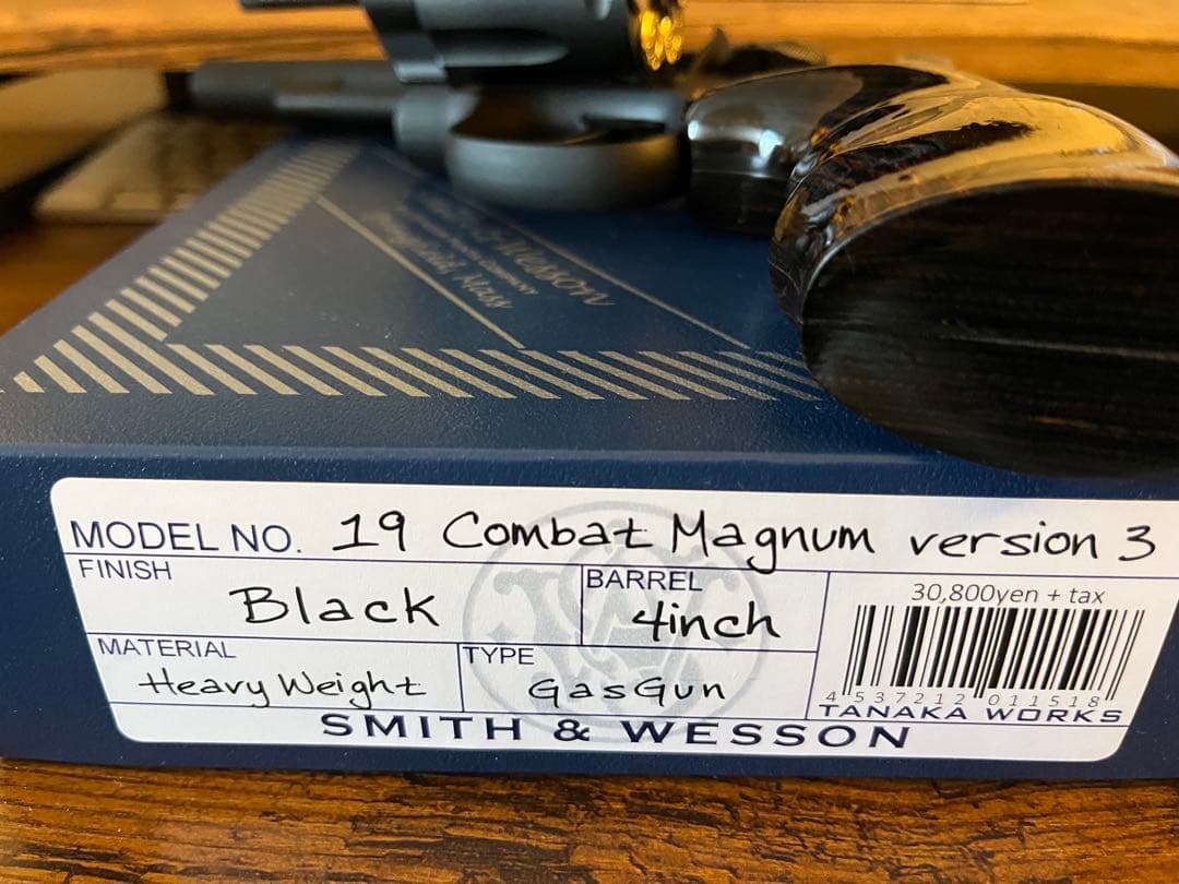 タナカM19 Combat Magnum version 3 4インチ ガスガン
