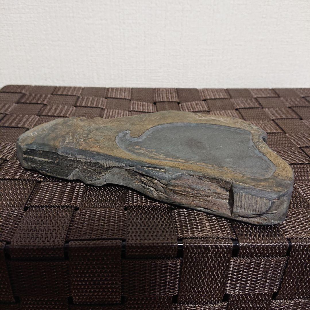 中国硯 歙州硯 歙州金暈硯 歙州石 書道具 証明書付