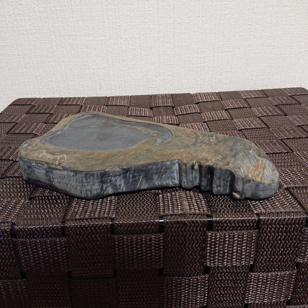 中国硯 歙州硯 歙州金暈硯 歙州石 書道具 証明書付