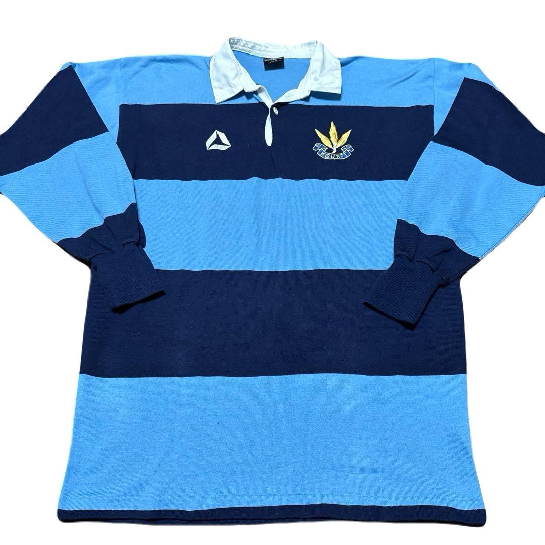 【激レア・美品】関東学院大学 ラグビー部 長袖 ジャージ ラガーシャツ スズキ