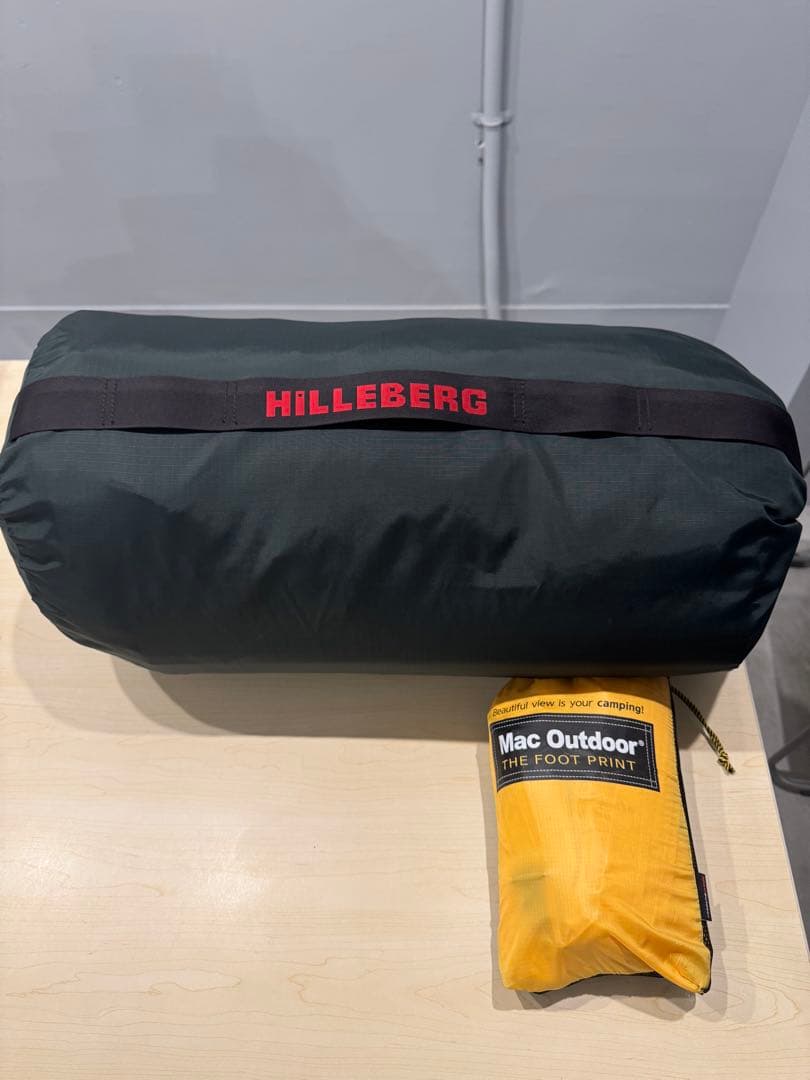 HILLEBERG ケロン4GT グリーン美品　フットプリント付き