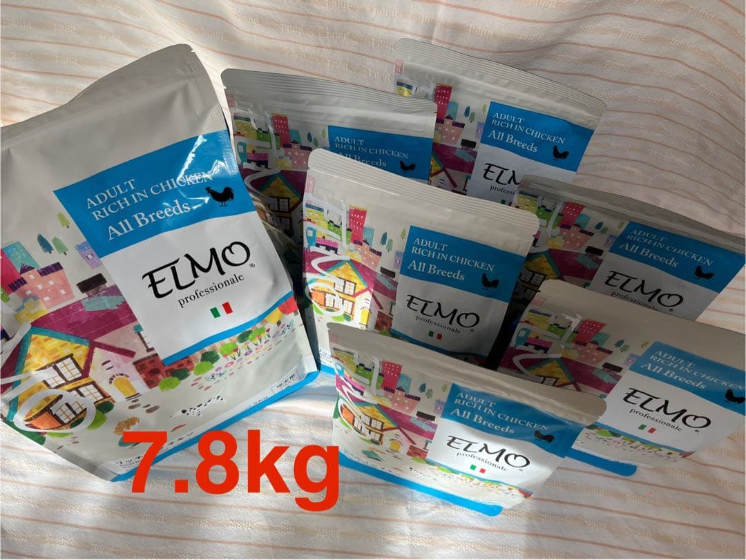 ELMO ドライフード アダルト リッチインチキン7.8kg セット