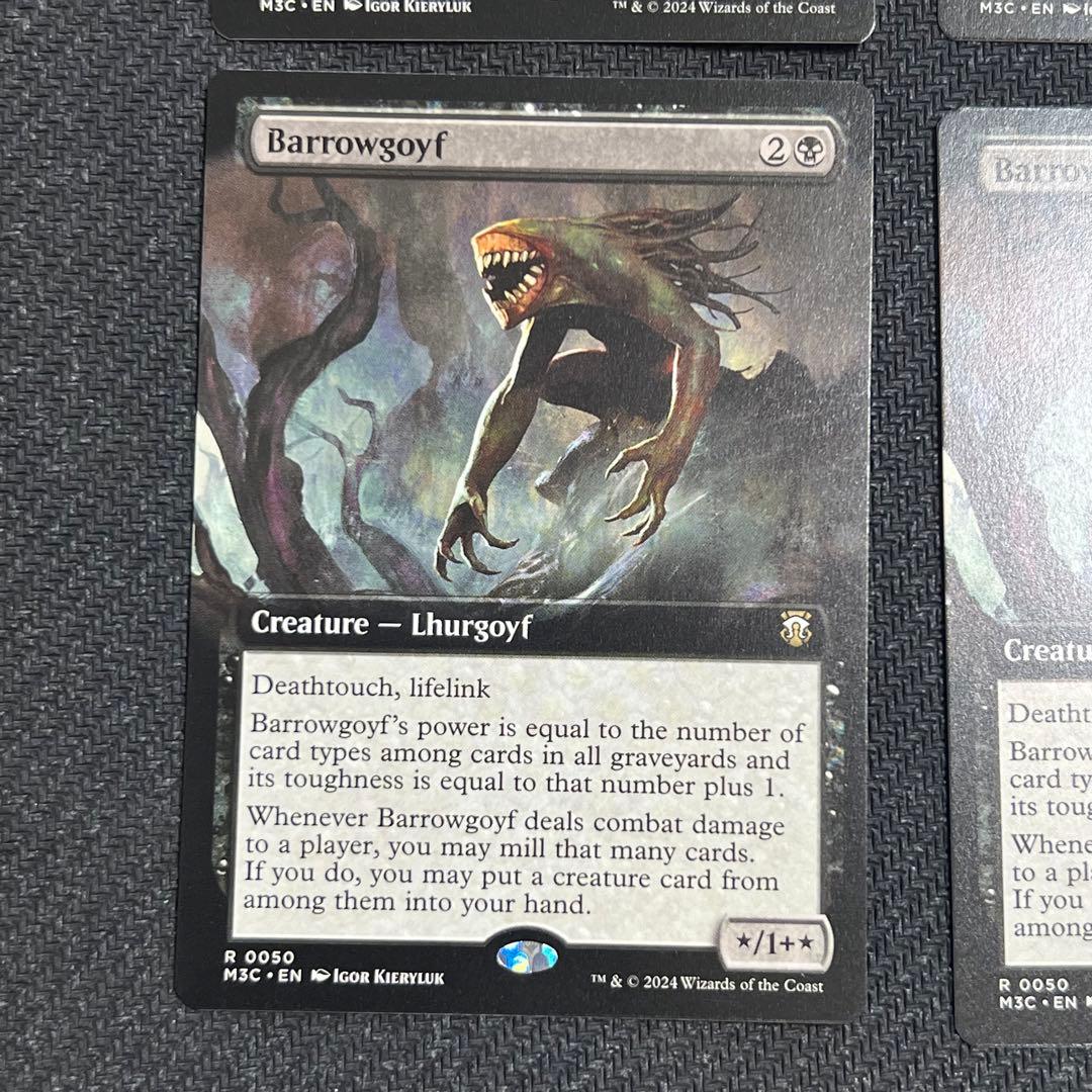 MTG M3C バロウゴイフ 英語版 拡張アート 4枚セット