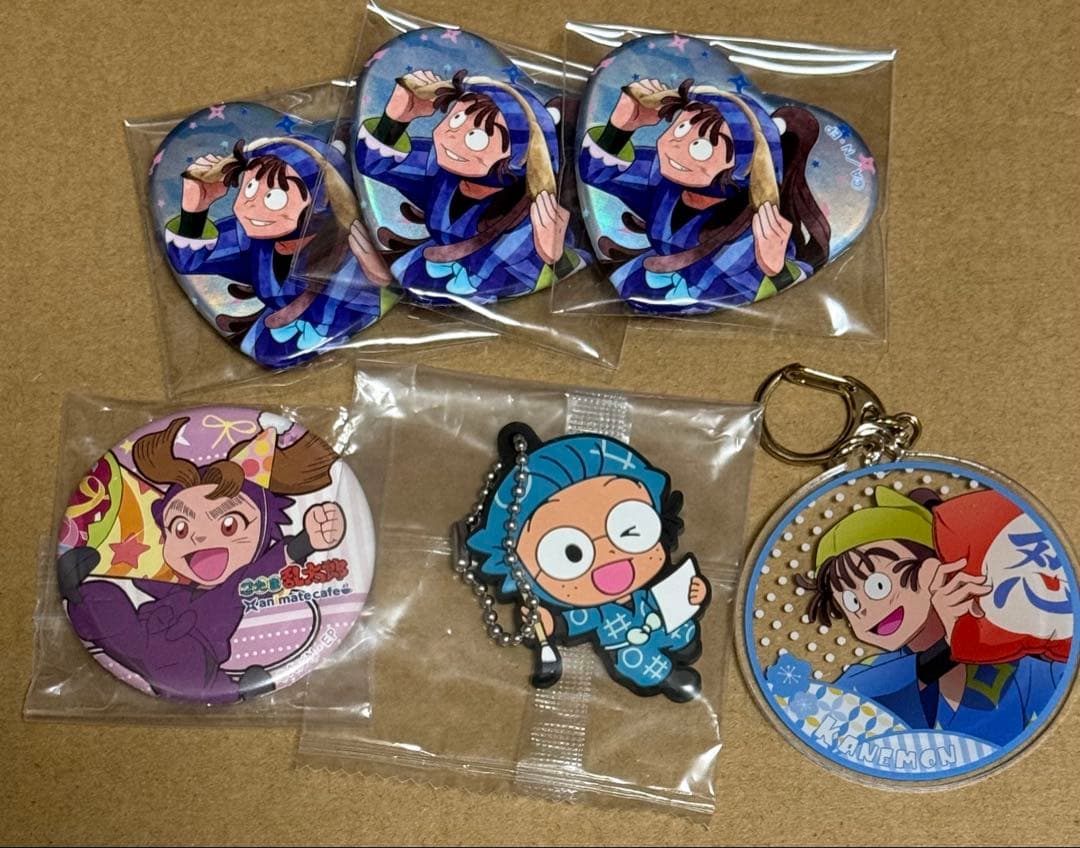 忍たま　ナンジャ　たまご探しの段　ハート缶バッジ　勘右衛門