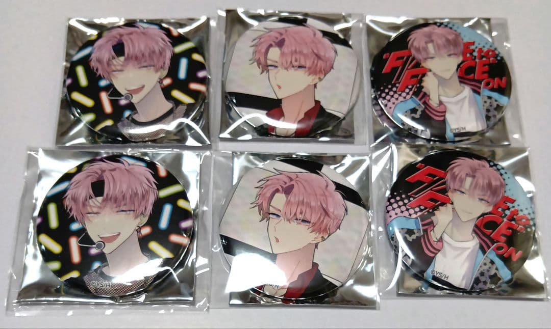 多聞くん今どっち！？ F/ACE展 トレーディング　缶バッジ　福原多聞　6点