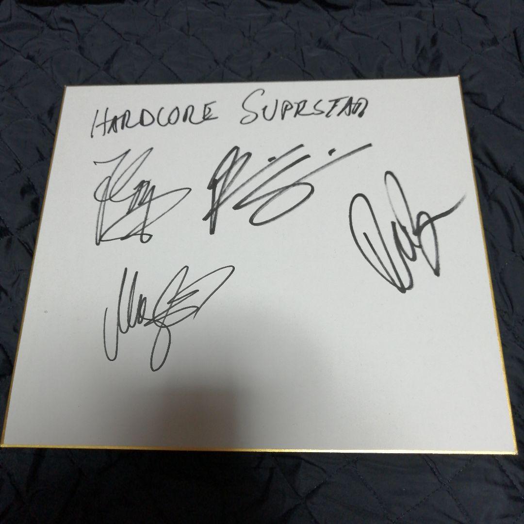 HARDCORE SUPERSTAR サイン色紙