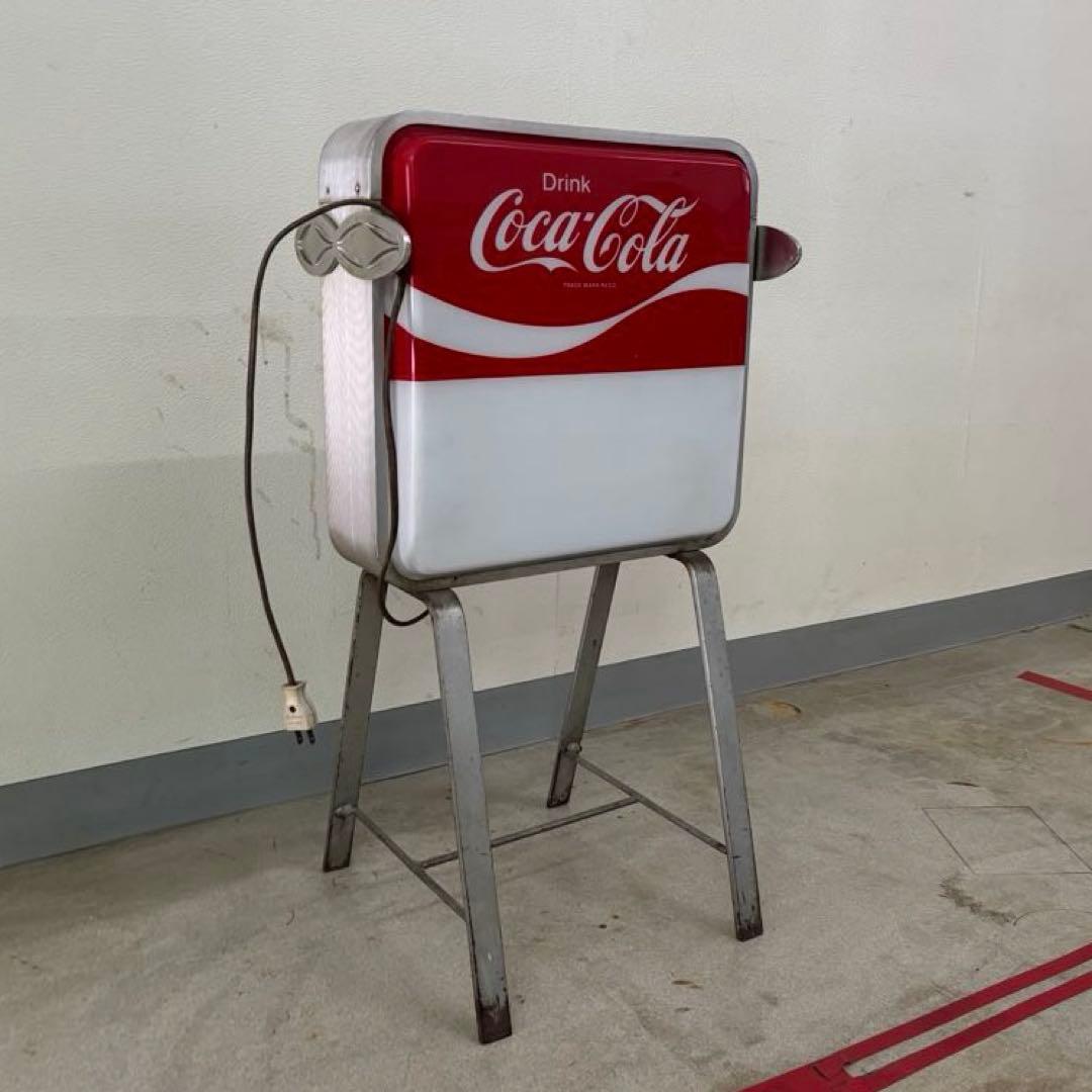 【コカコーラ】ライトアップ両面看板⭐︎昭和レトロ⭐︎純喫茶※動作確認済