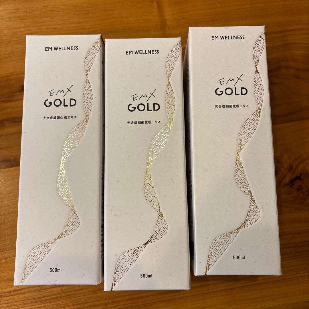 EMXGOLD イーエムエックスゴールド500mL3本セット