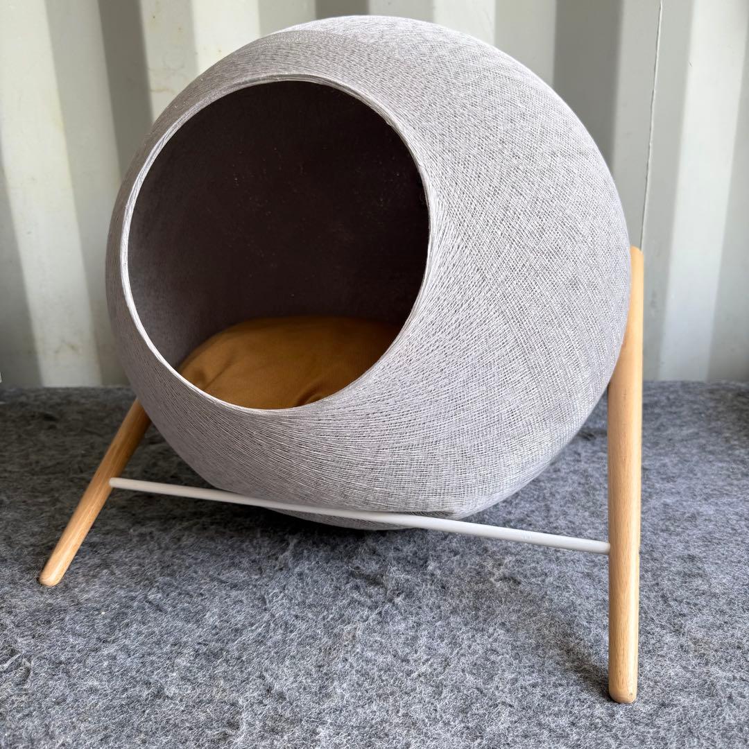 H40美品✨　MEYOU PARIS • ヨーロッパ製　猫　ペット　ベッド