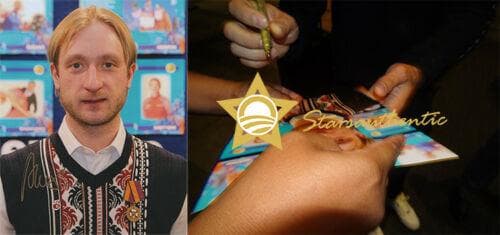 直筆サイン入り写真 エフゲニー・ヴィクトロヴィチ・プルシェンコ SA鑑定済