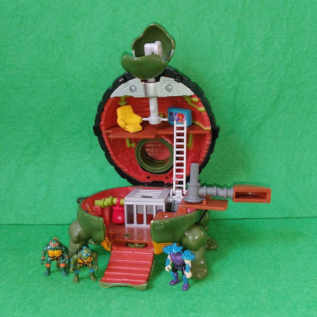 ミュータント　ニンジャ　タートルズ　ミニタートルズ　レオナルドベース　フィギュア