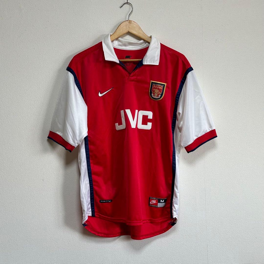 1998 nike 古着 アーセナル ゲームシャツ Mサイズ JVC