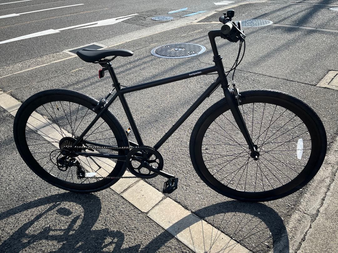 【新車】　クロスバイク　backpacker.snake マットブラック