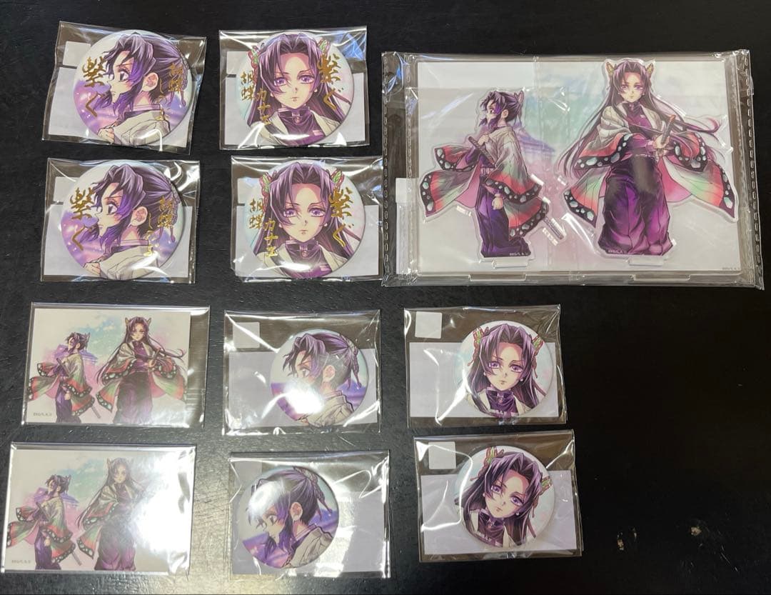 C106 鬼滅の刃 しのぶとカナエ 繋ぐ アクスタ等11点セット①