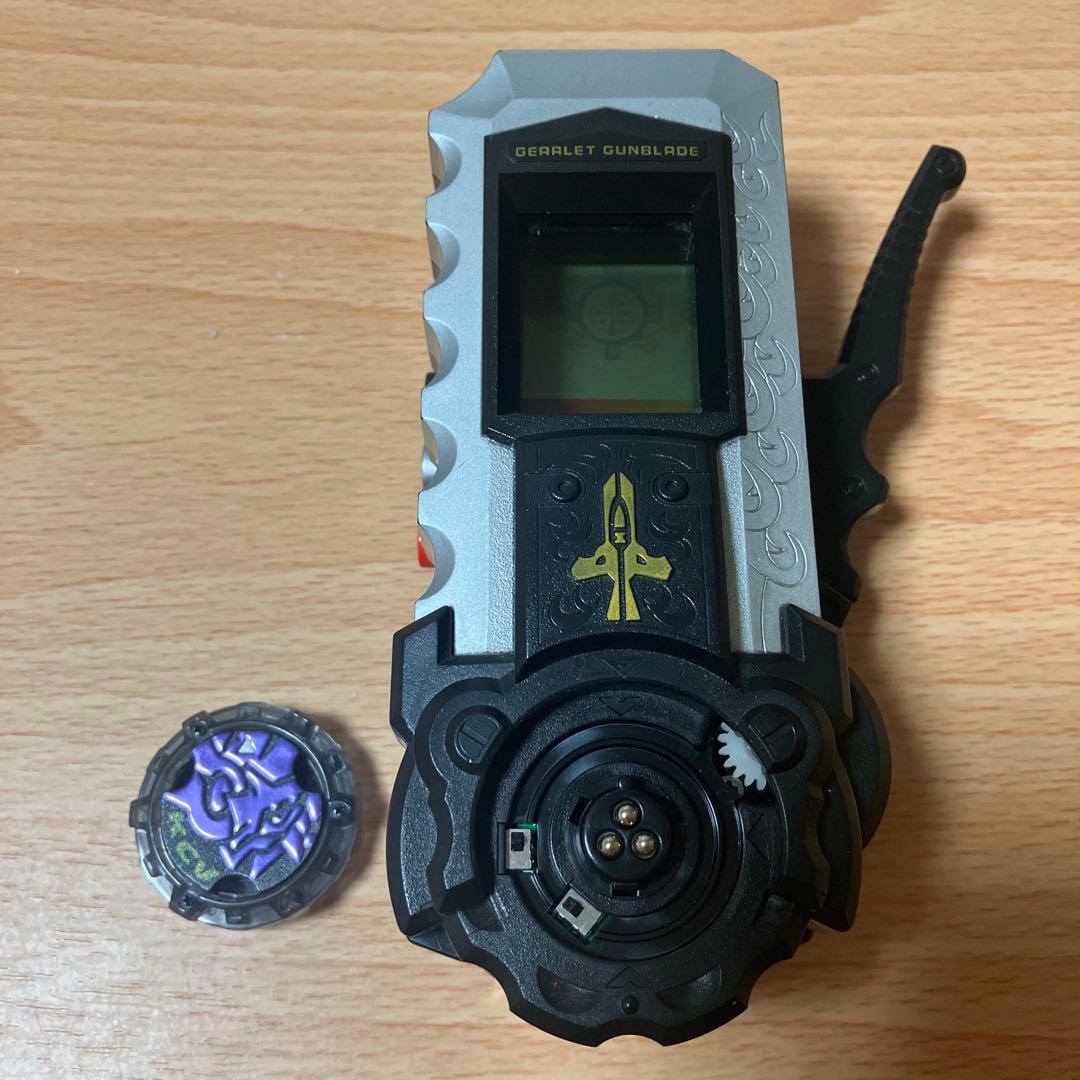 【動作確認済】 トレジャーガウスト ギアレット ガンブレード シルバー 希少