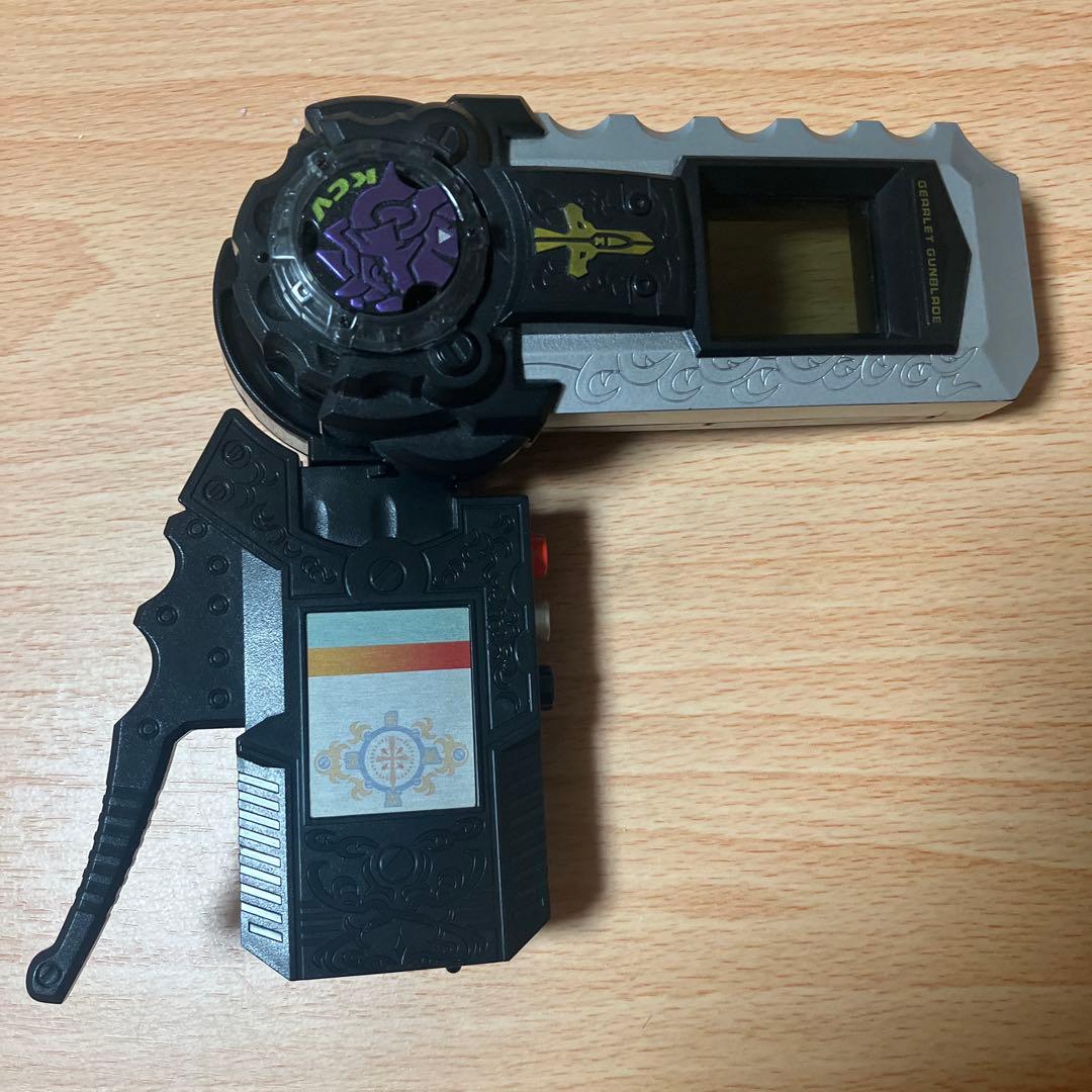 【動作確認済】 トレジャーガウスト ギアレット ガンブレード シルバー 希少