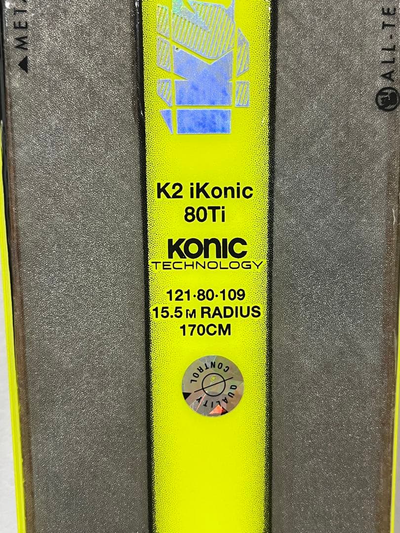 【ま】K2 Ikonic 80 Ti スキー板