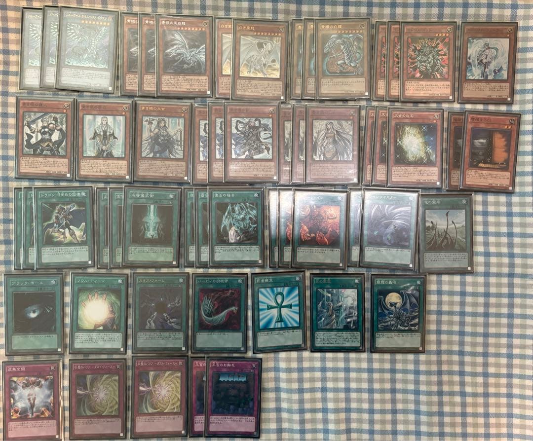 遊戯王 儀式青眼デッキ 3重スリーブ付き【値下げ可】