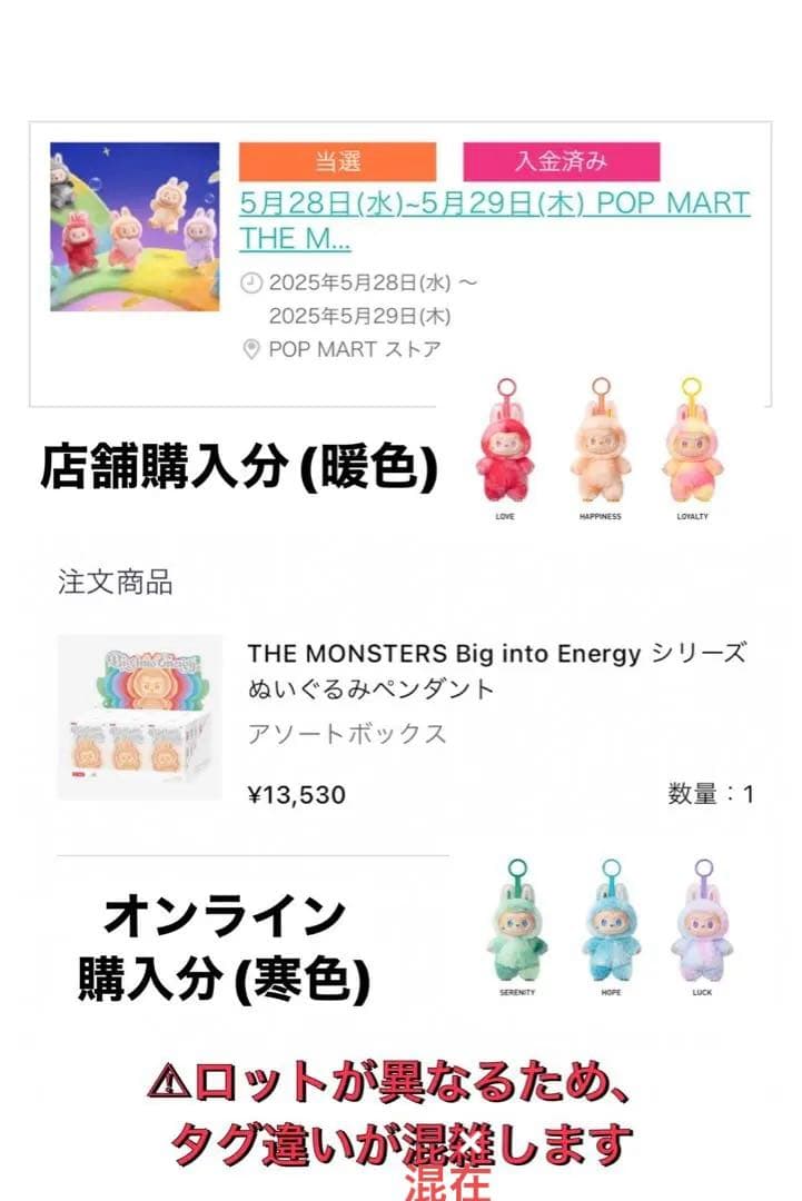 ゆ*ー様 THE MONSTERS Big into Energy ぬいぐるみペ