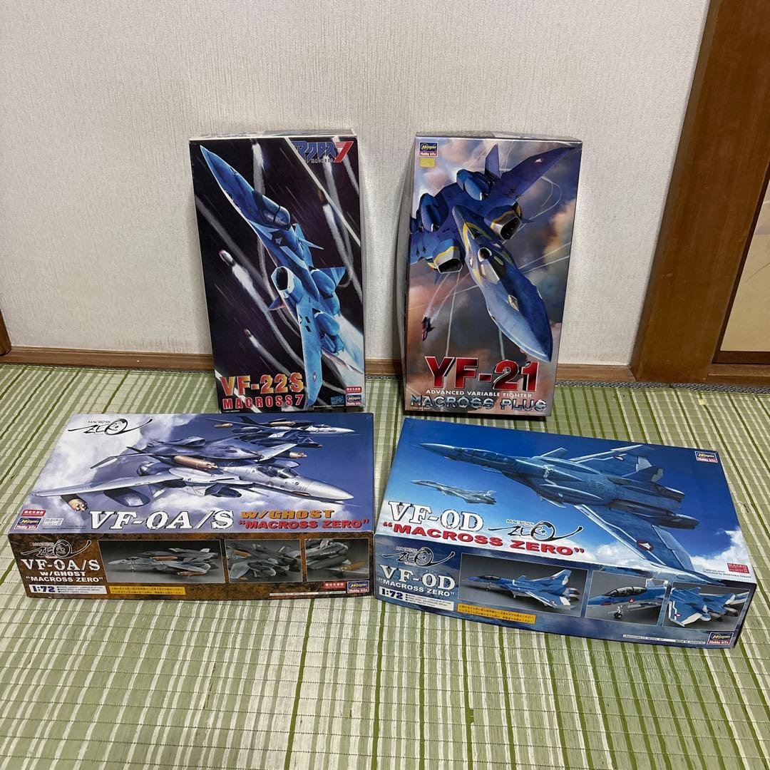 プラモデル　マクロス　ゼロ　7 プラス　飛行機　戦闘機　　アニメ　漫画　ハセガワ