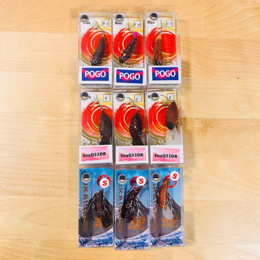 新品 ムカイ シャチホコ 28S スナック33DRポゴHS 隠キャコラボ 3色