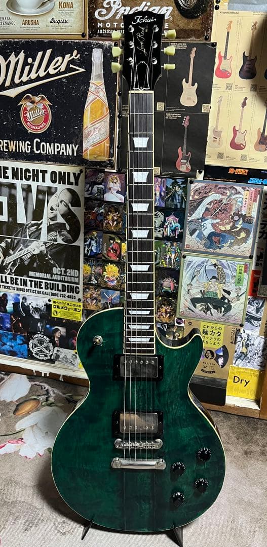 Tokaiレスポール LS107Q ベアナックルPU搭載　レリック　レア