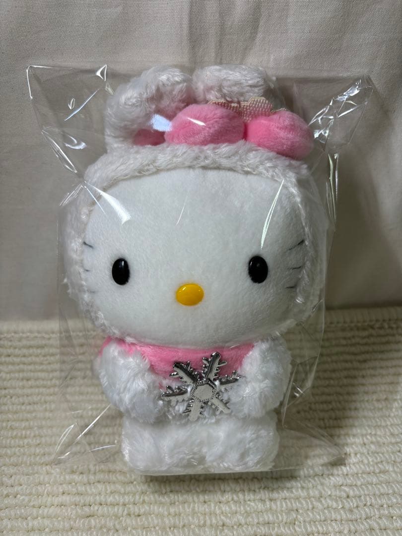 北海道限定 ハローキティ 雪うさぎ ぬいぐるみ サンリオ Sanrio