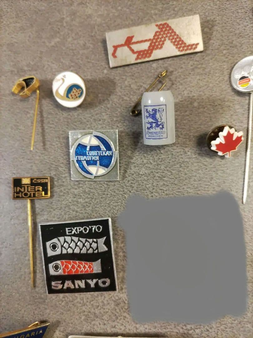 1970年大阪万博各国バッヂ