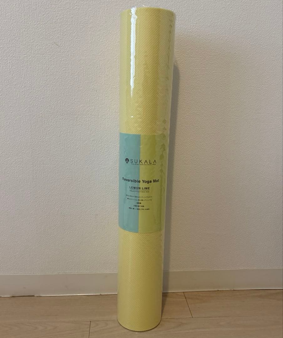 【新品】LAVAヨガマットリバーシブル⭐︎SUKALAヨガマット⭐︎レモンライム
