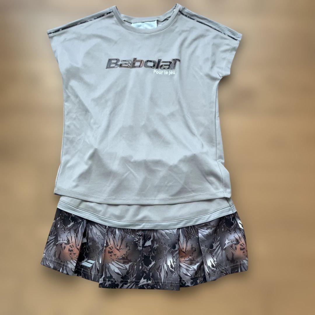 バボラ レディーステニスウエア　ゲームシャツスコートセットアップ