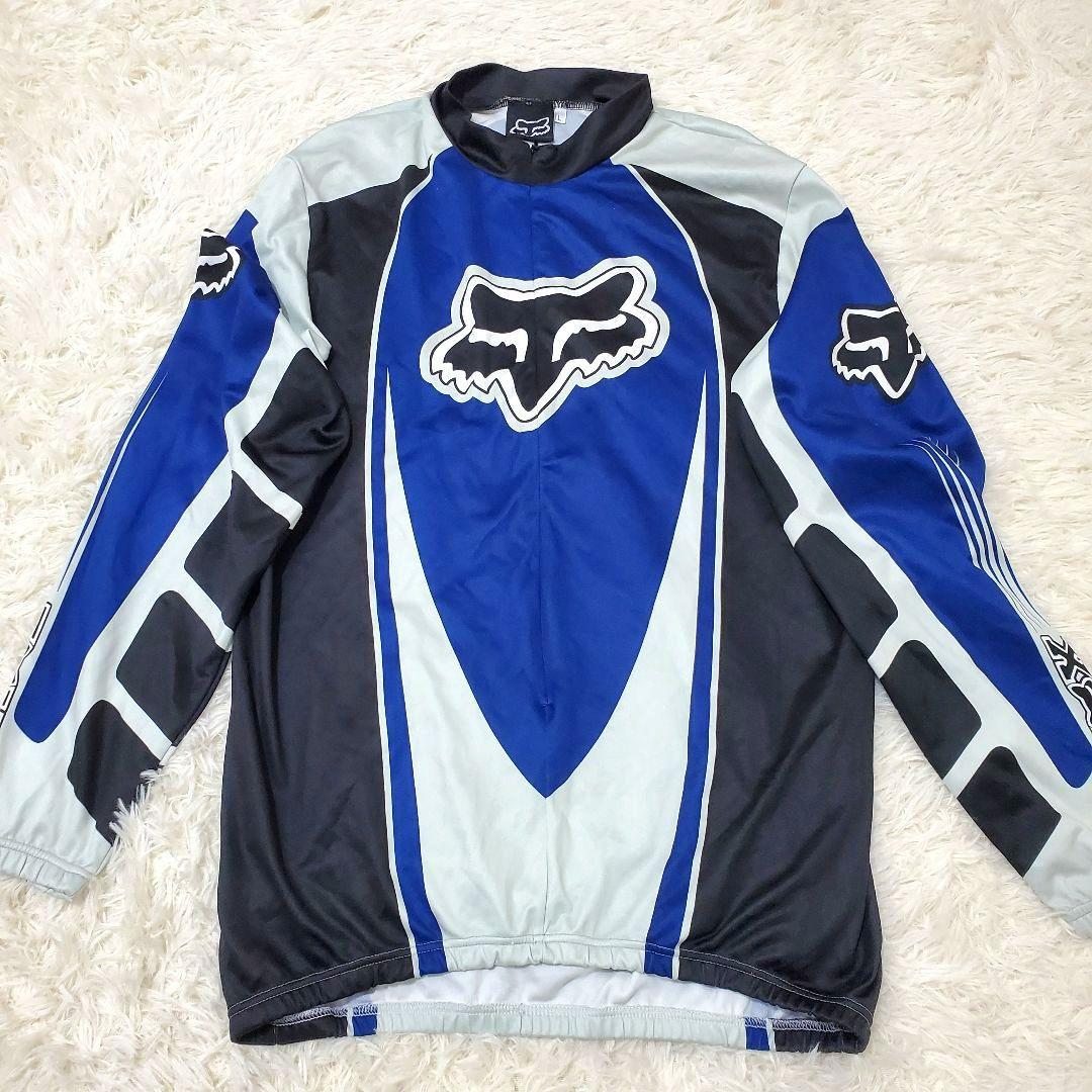 【レア】FOX RACING　レーシング　モトクロス　シャツ　ジャージ　Lサイズ