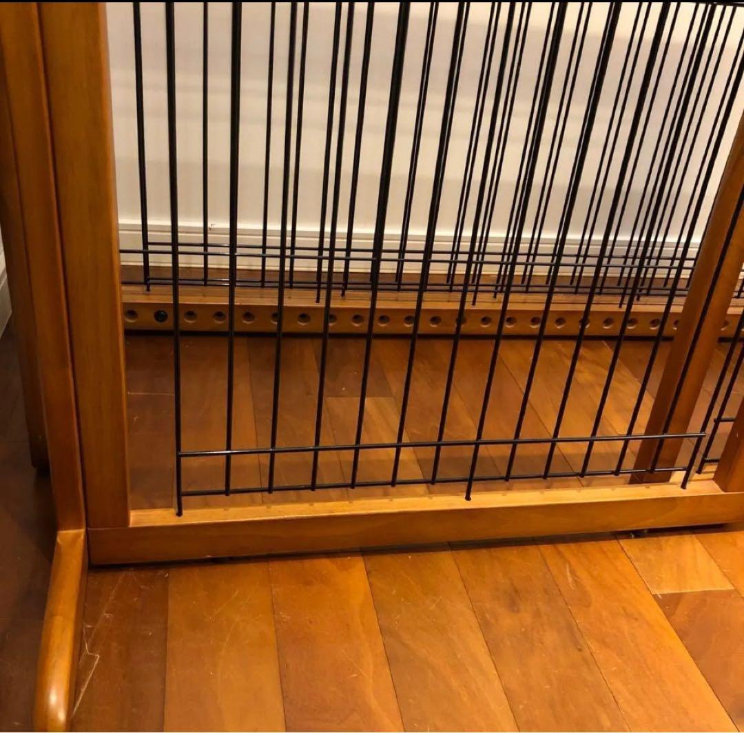 Richell ペット用木製おくだけゲート レギュラー/ワイド　2台セット